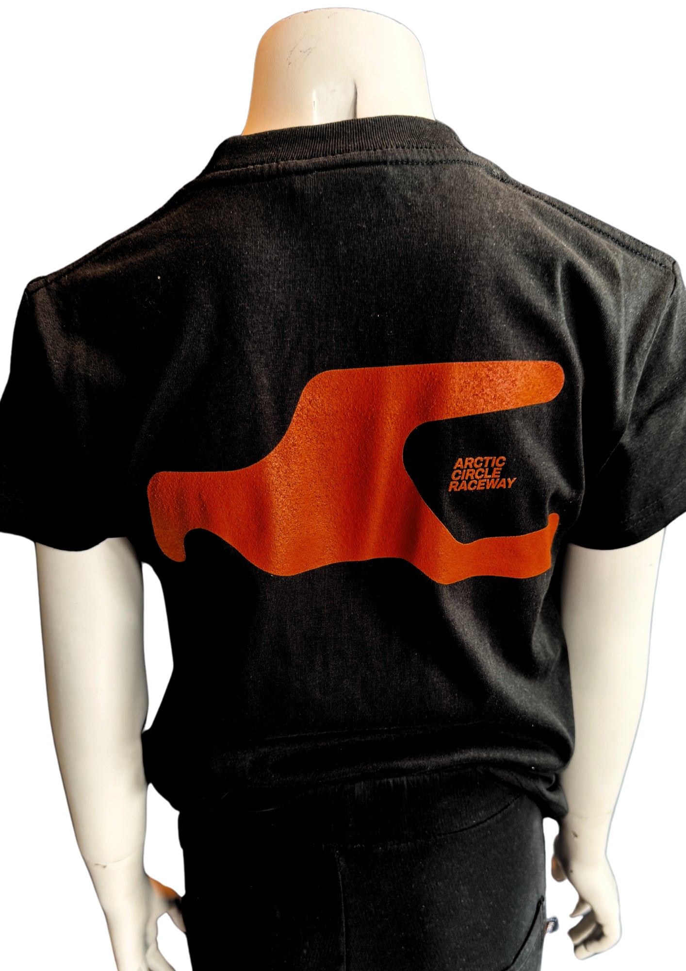 ACR T-shirt Barn Sort/Orange