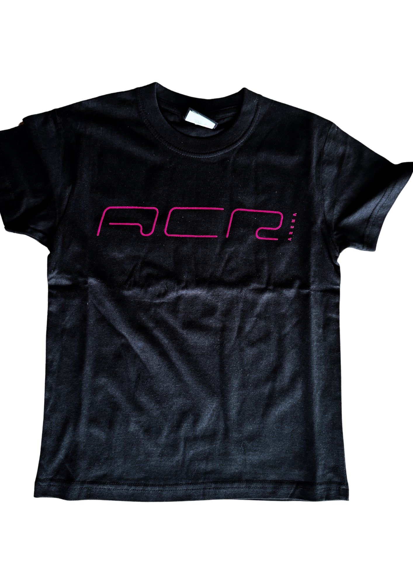 ACR T-shirt Barn Sort/Rosa