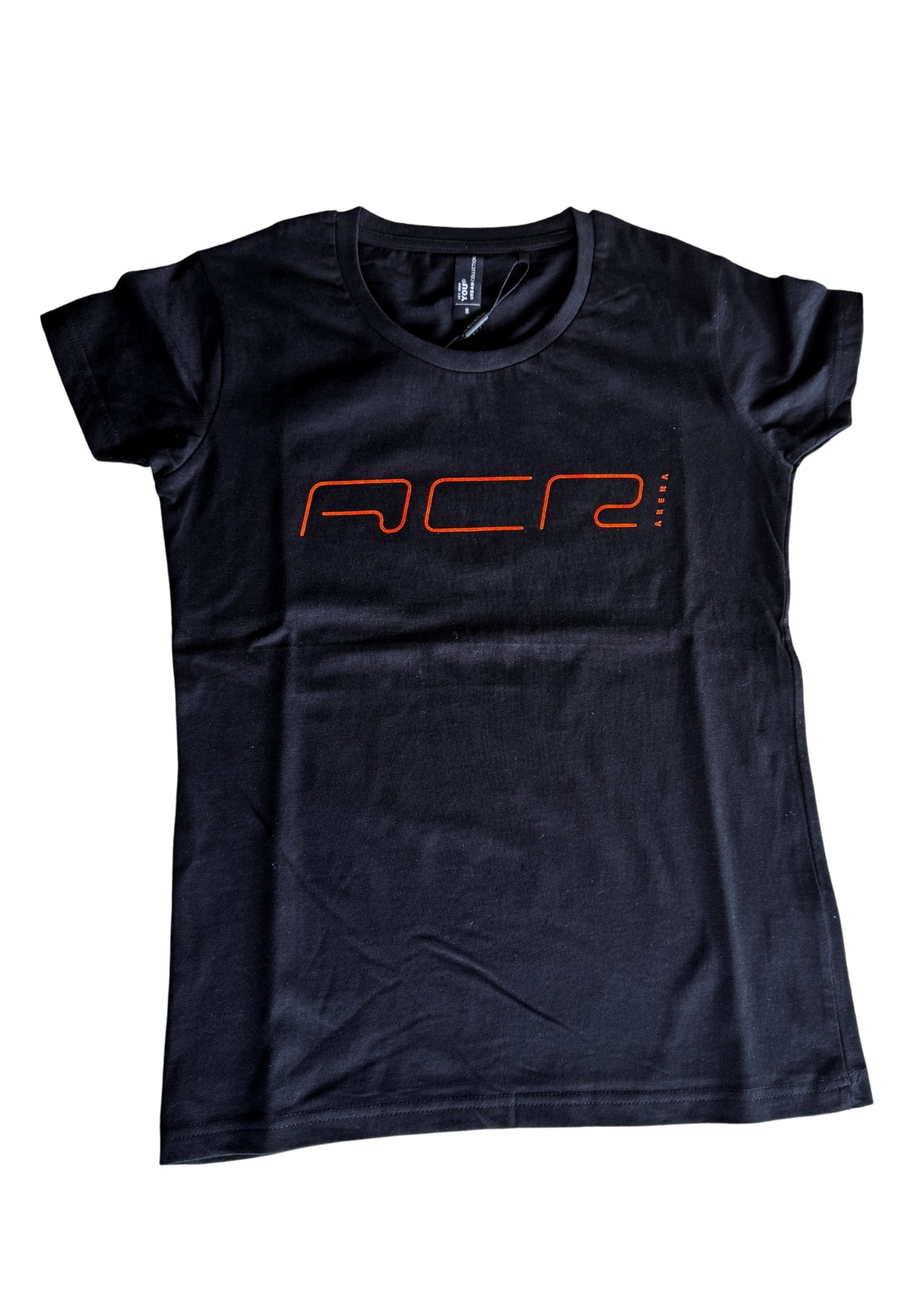 ACR T-shirt Dame Sort/Orange