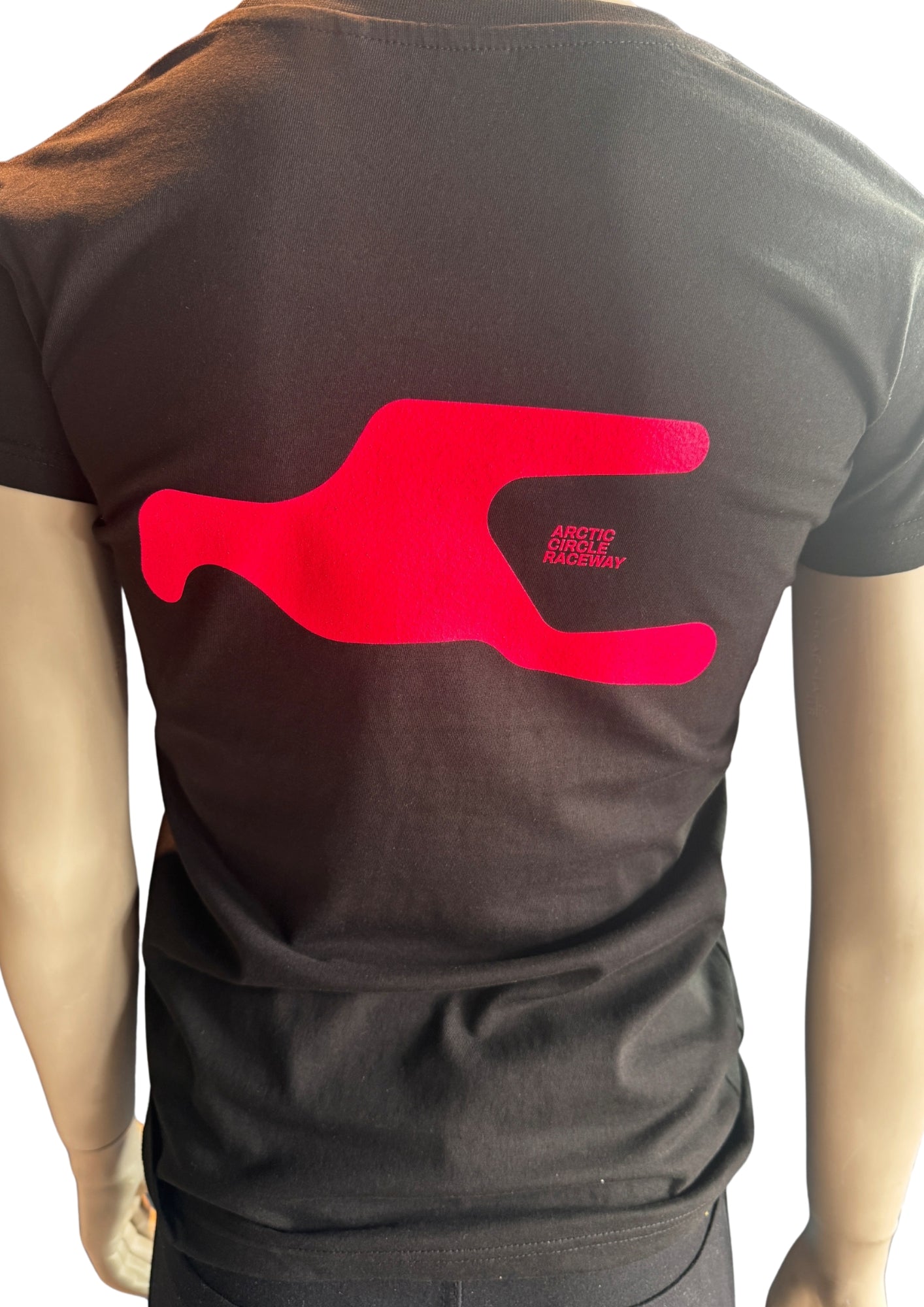ACR T-shirt Dame Sort/Rosa