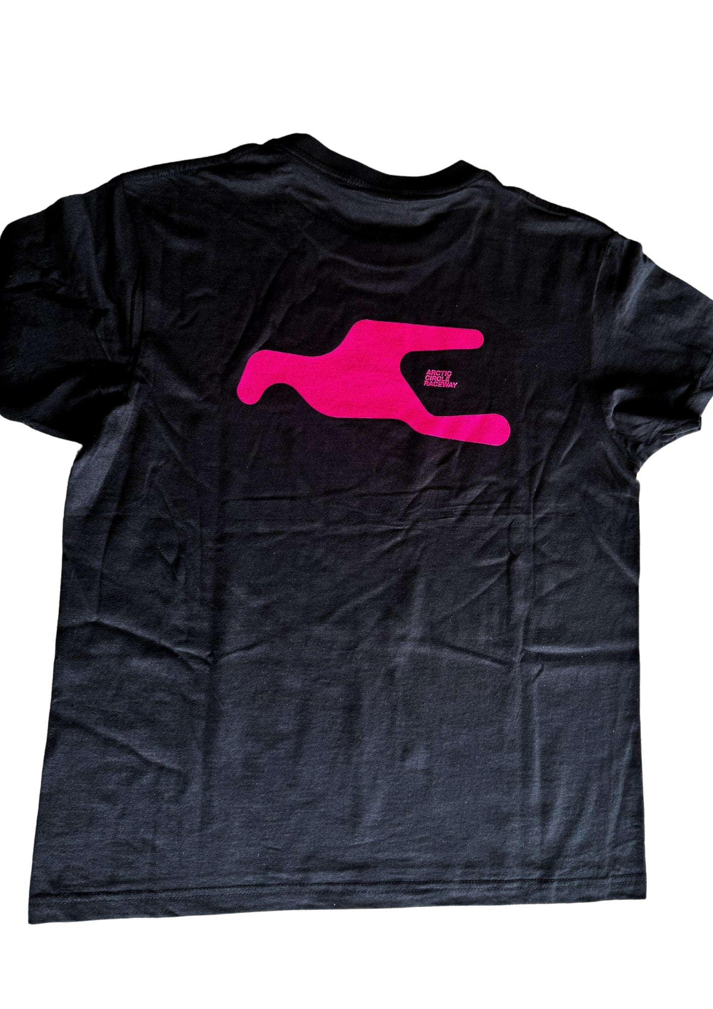 ACR T-shirt unisex Sort/Rosa