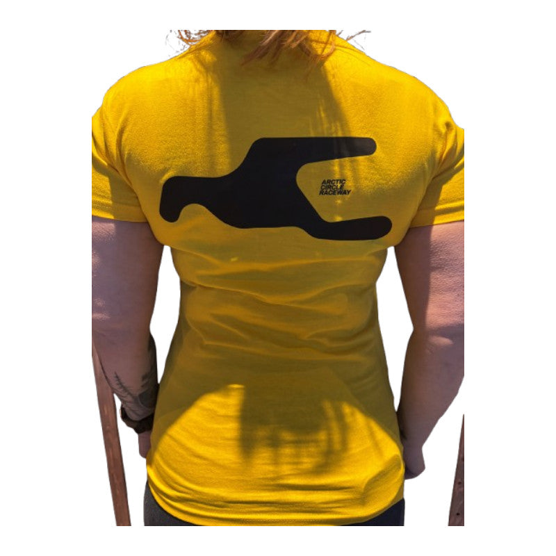 ACR T-shirt Dame Gul/Sort