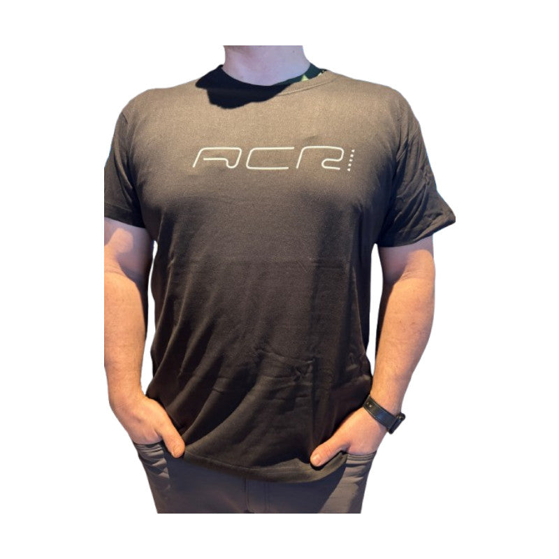 ACR T-shirt Unisex Sort/Hvit