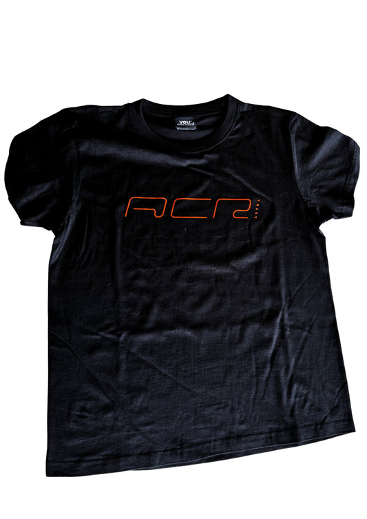 ACR T-shirt Unisex Sort/Orange