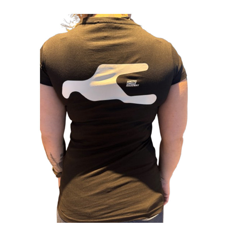 ACR T-shirt Dame Sort/Hvit
