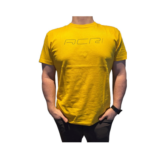 ACR T-shirt Unisex Gul/Sort